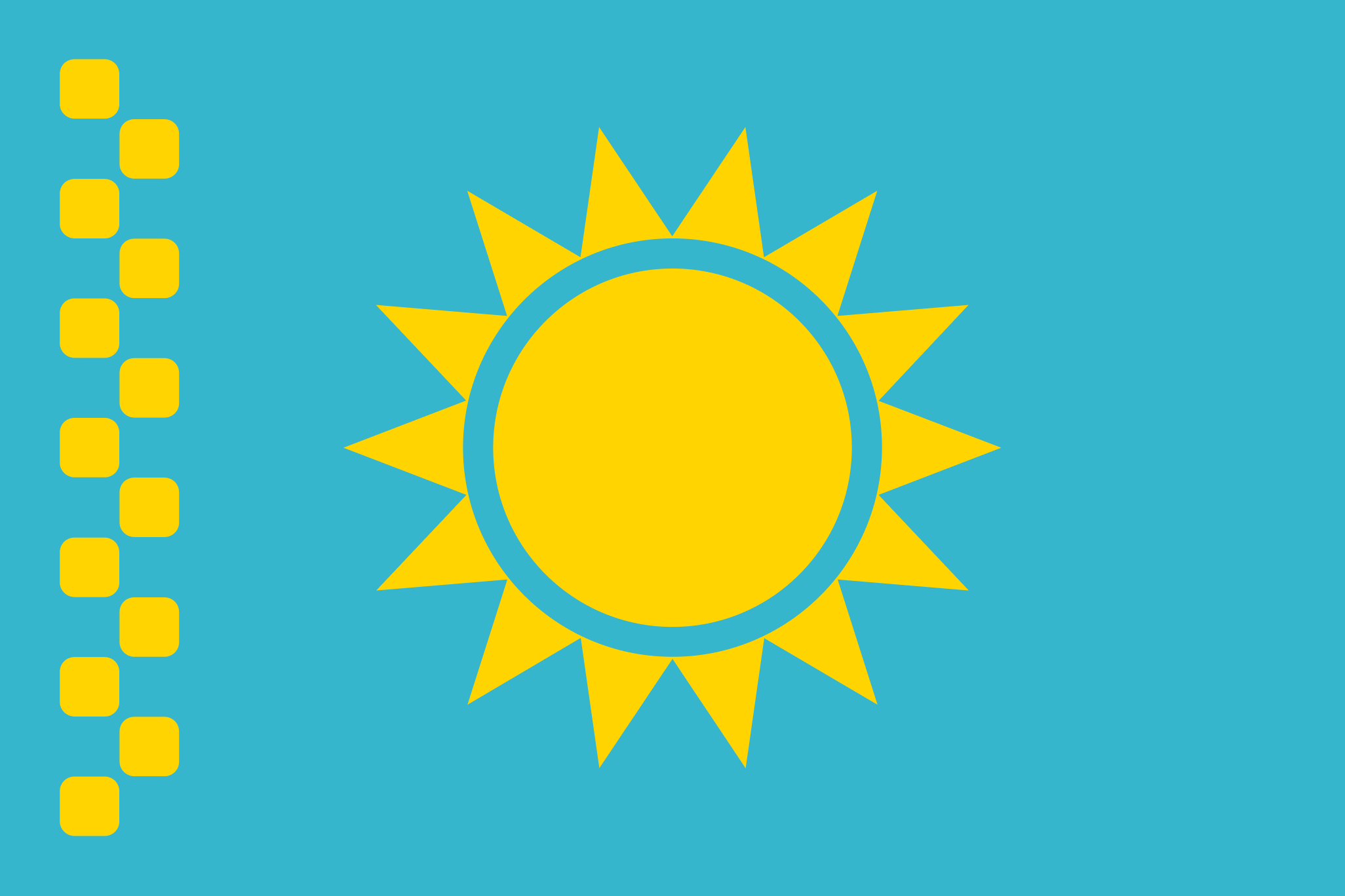 Казахстанский флаг